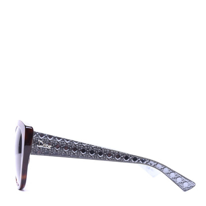 Christian Dior Resin Micro-Cannage Dior Lady 1 Sunglasses Havana Blue 3 of 7
