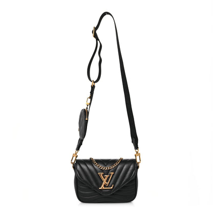 Louis Vuitton Calfskin New Wave Multi Pochette Black 1 of 14