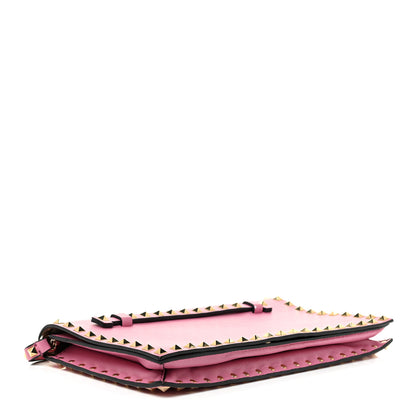 Valentino Garavani Nappa Rockstud Wristlet Clutch Ninphea 3 of 19