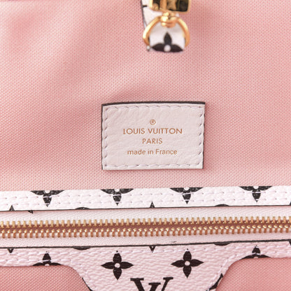 Louis Vuitton Monogram Giant Neverfull MM Rouge 8 of 10