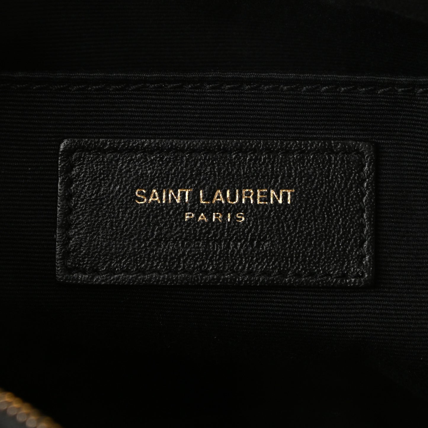Calfskin Matelasse Monogram Lou Camera Bag Black