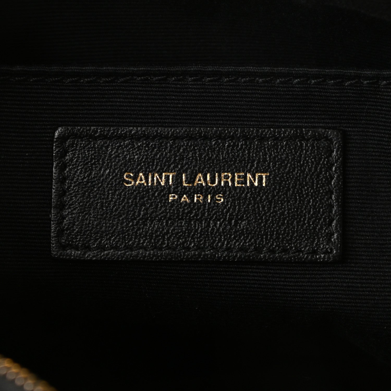 Saint Laurent Calfskin Matelasse Monogram Lou Camera Bag Black 6 of 10