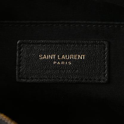 Saint Laurent Calfskin Matelasse Monogram Lou Camera Bag Black 6 of 10