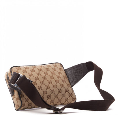 Gucci Monogram Belt Bag Dark Brown 2 of 9