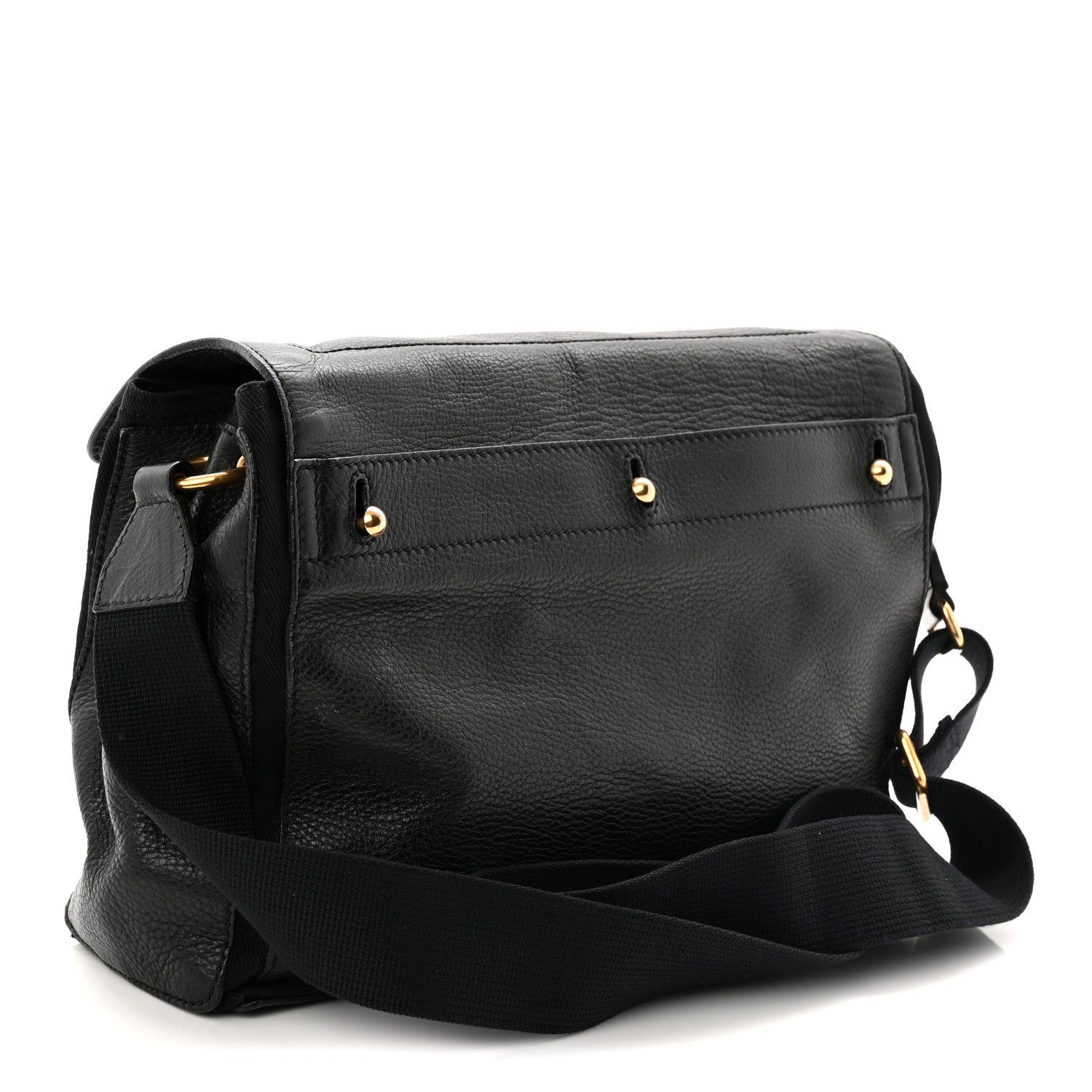 Saint Laurent Calfskin Muse Two Messenger Black 3 of 10