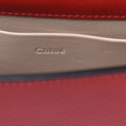 Chloe Calfskin Small Nile Bracelet Minaudiere Bag Dahlia Red 7 of 9
