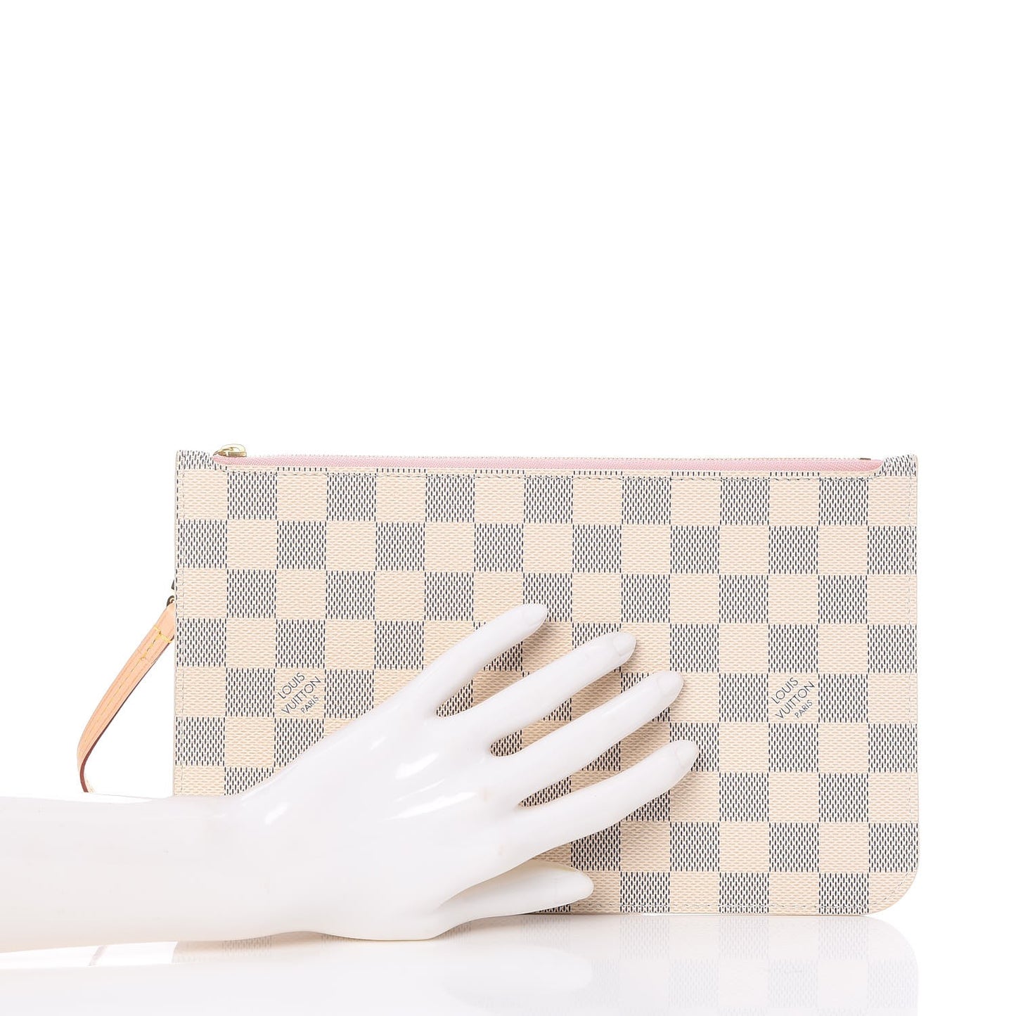 Damier Azur Neverfull MM GM Pochette Rose Ballerine