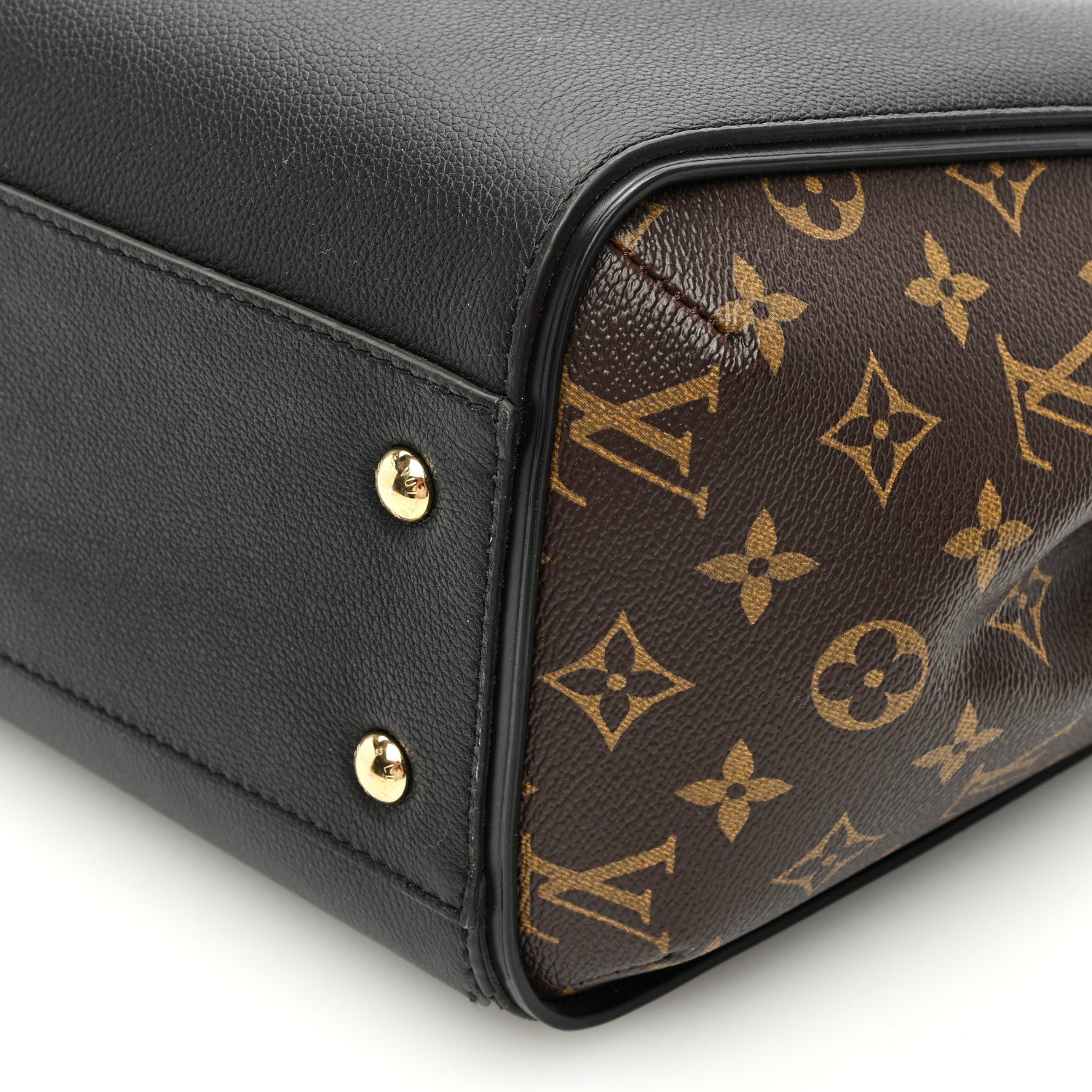 Louis Vuitton Calfskin Monogram Kimono Tote Black 5 of 9