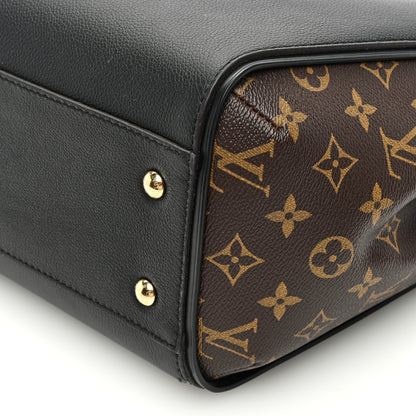 Louis Vuitton Calfskin Monogram Kimono Tote Black 5 of 9