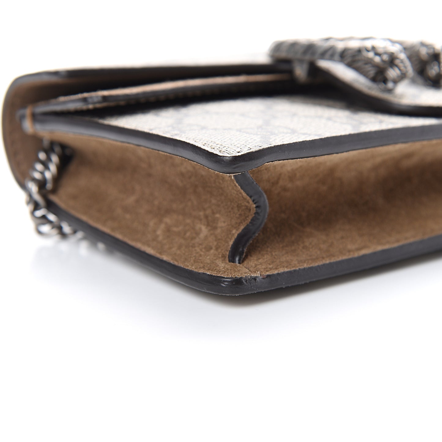 GG Supreme Monogram Super Mini Dionysus Shoulder Bag Taupe
