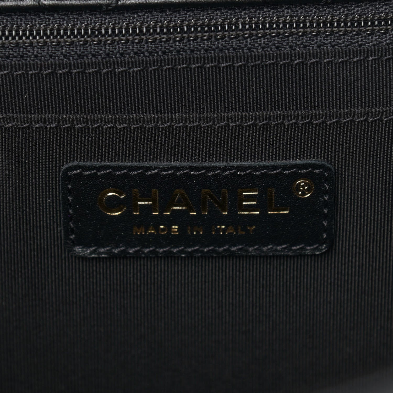 Chanel Metallized Calfskin Quilted Small XXL Travel Flap Bag Black 6 of 9