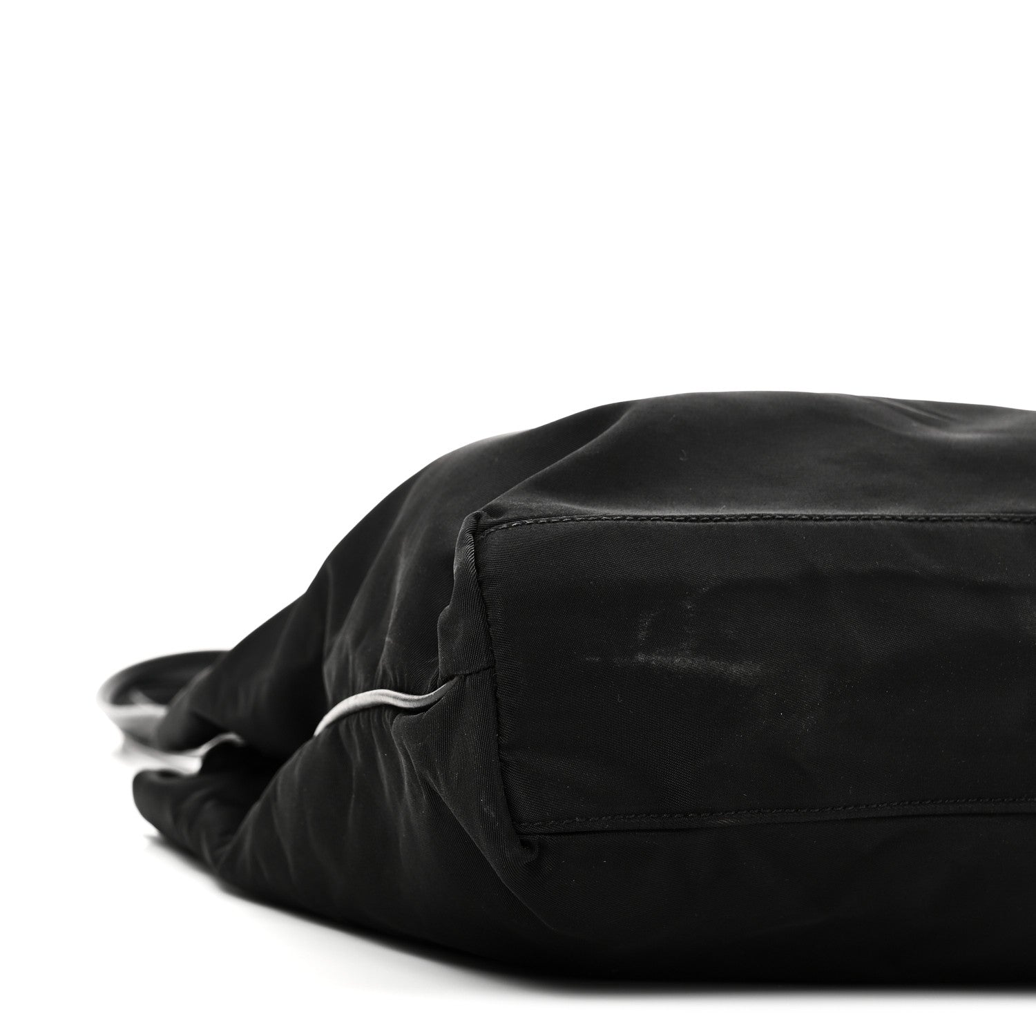 Prada Tessuto Nylon Saffiano Tote Black 8 of 9