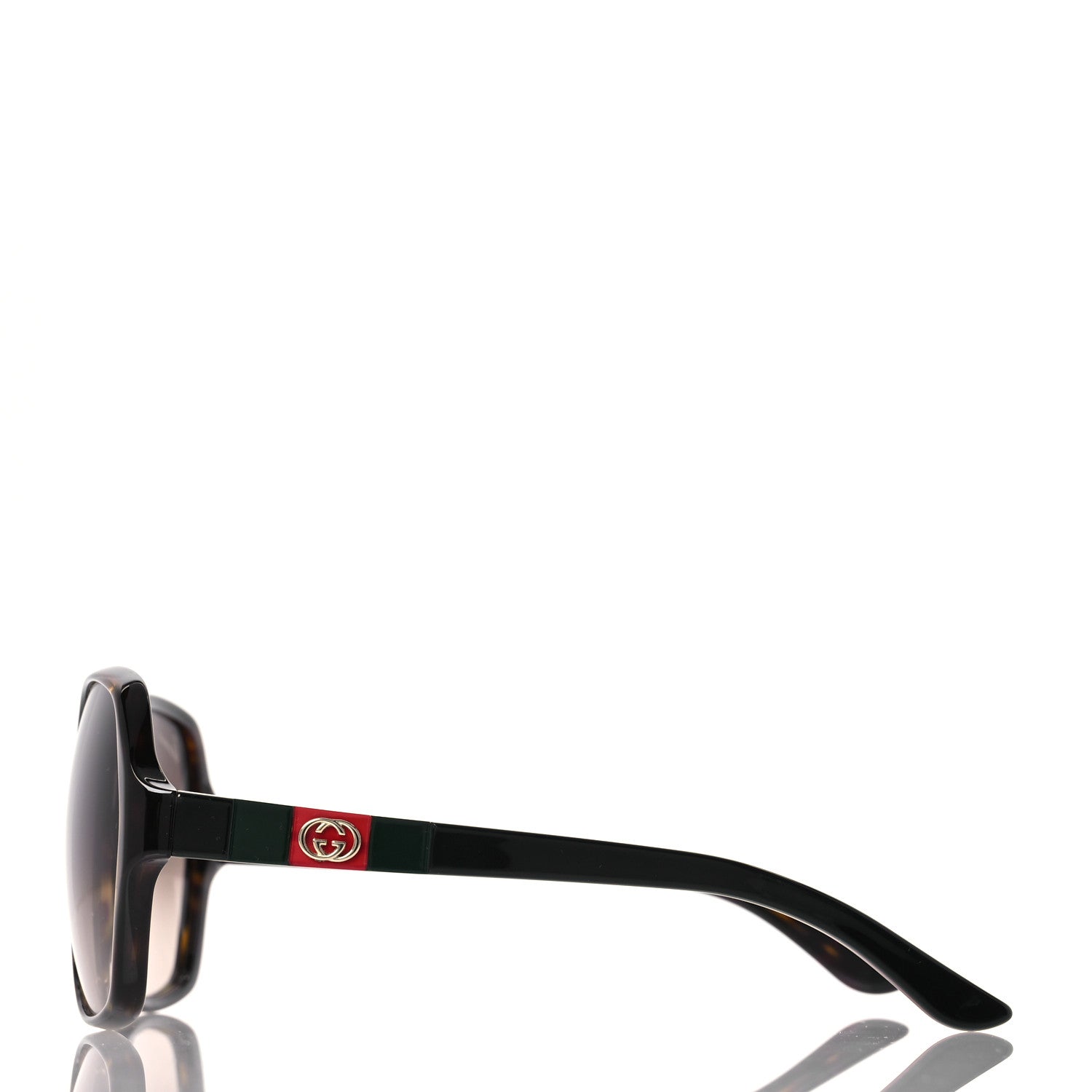 Gucci Acetate Shell Web GG 3538/S Sunglasses Tortoise 3 of 8