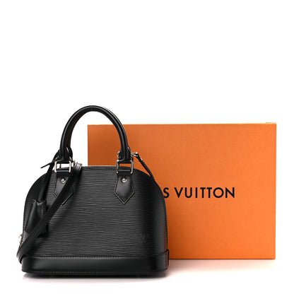 Louis Vuitton Epi Alma BB Black 2 of 13