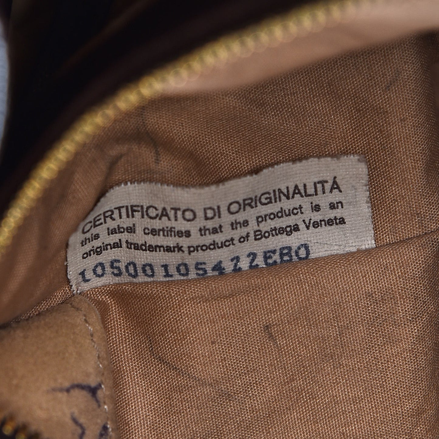 Nappa Intrecciato Shoulder Bag Brown