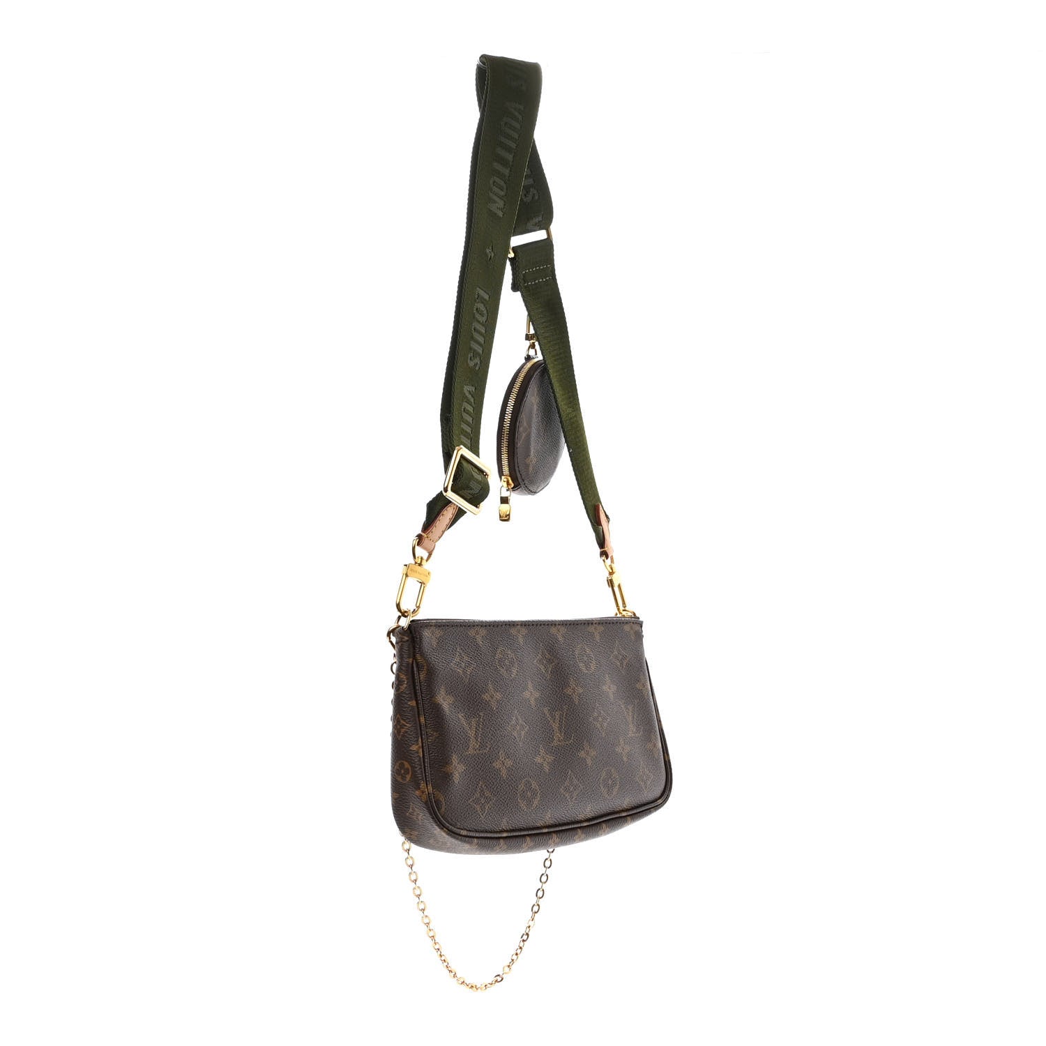 Louis Vuitton Monogram Multi Pochette Accessories Kaki 3 of 13