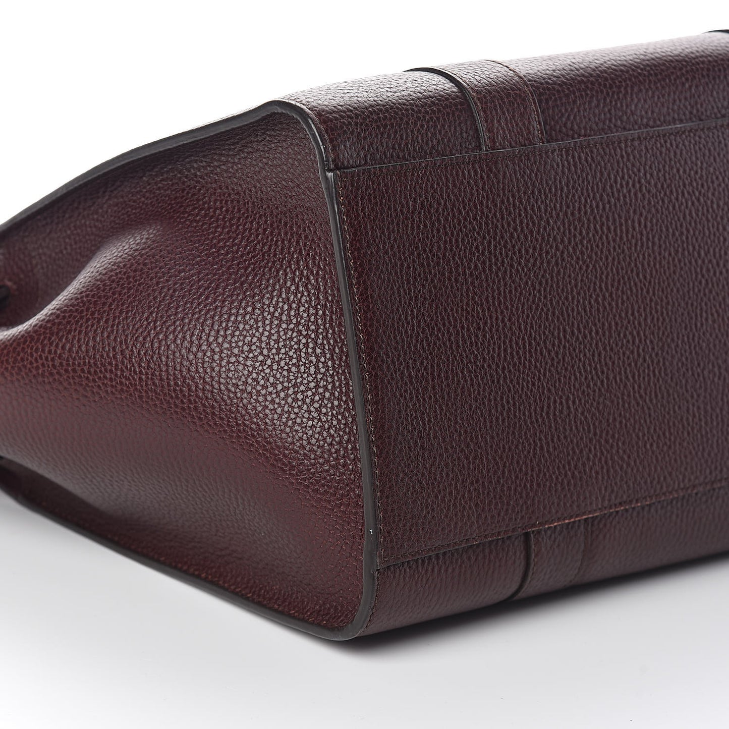 Grain Vegetable Tanned Calfskin Zipped Bayswater Oxblood
