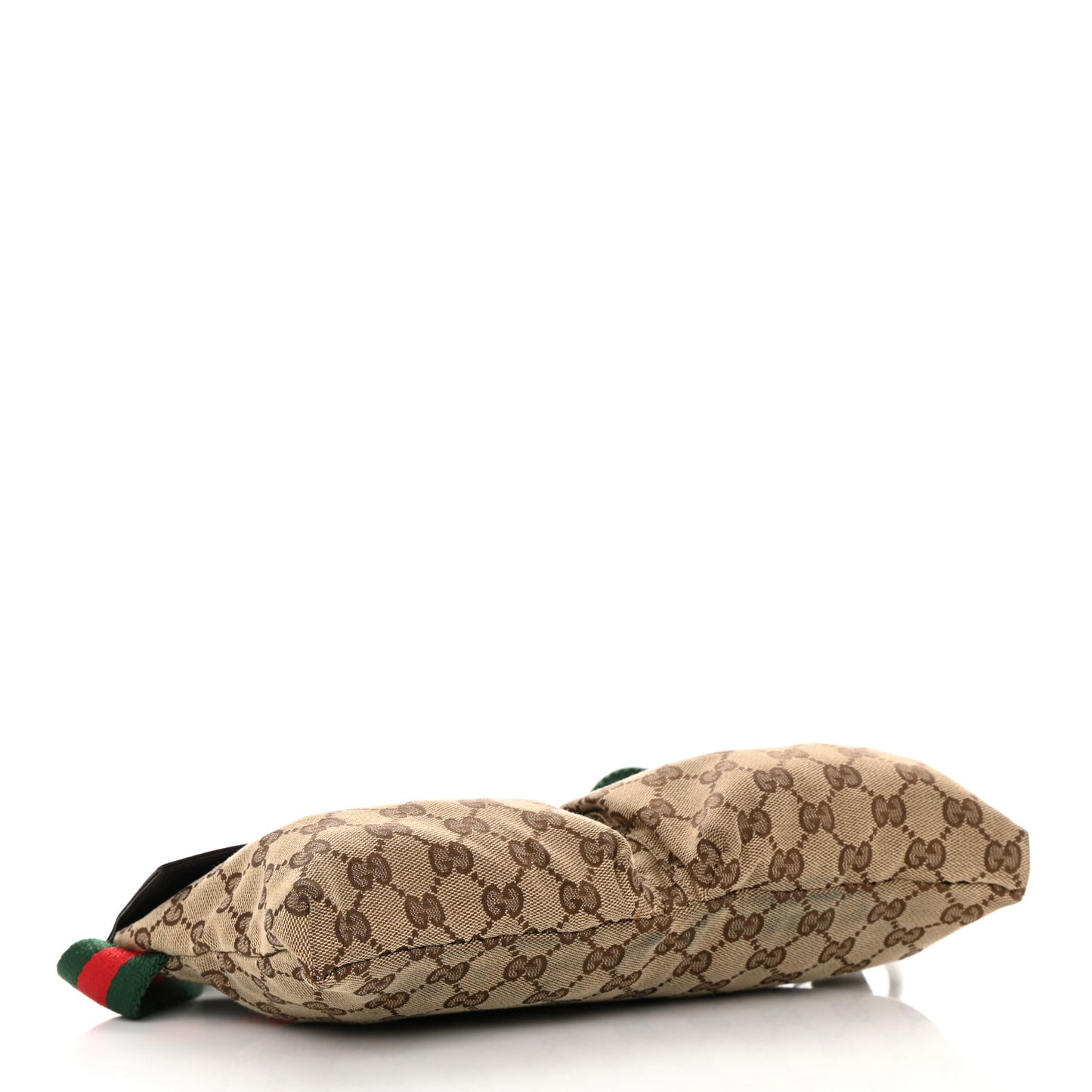 Monogram Web Belt Bag Dark Brown