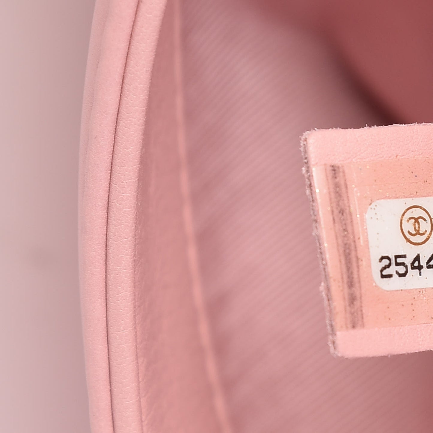 Calfskin Studded Chevron Quilted Flap Pink