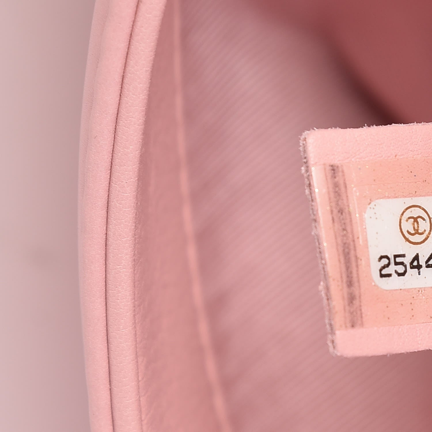 Chanel Calfskin Studded Chevron Quilted Flap Pink 8 of 10
