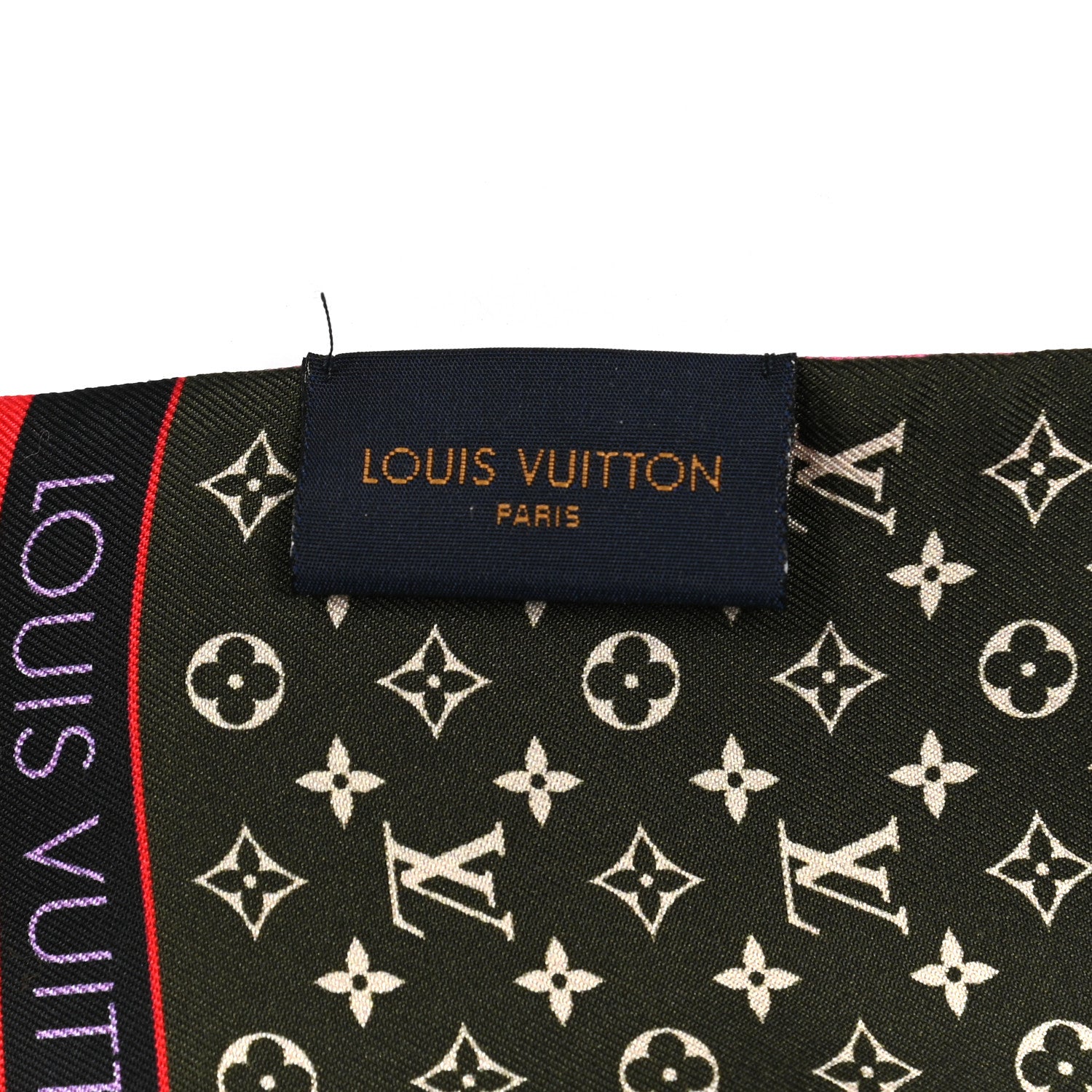Louis Vuitton Silk Monogram Planet LV Bandeau Pink 3 of 3