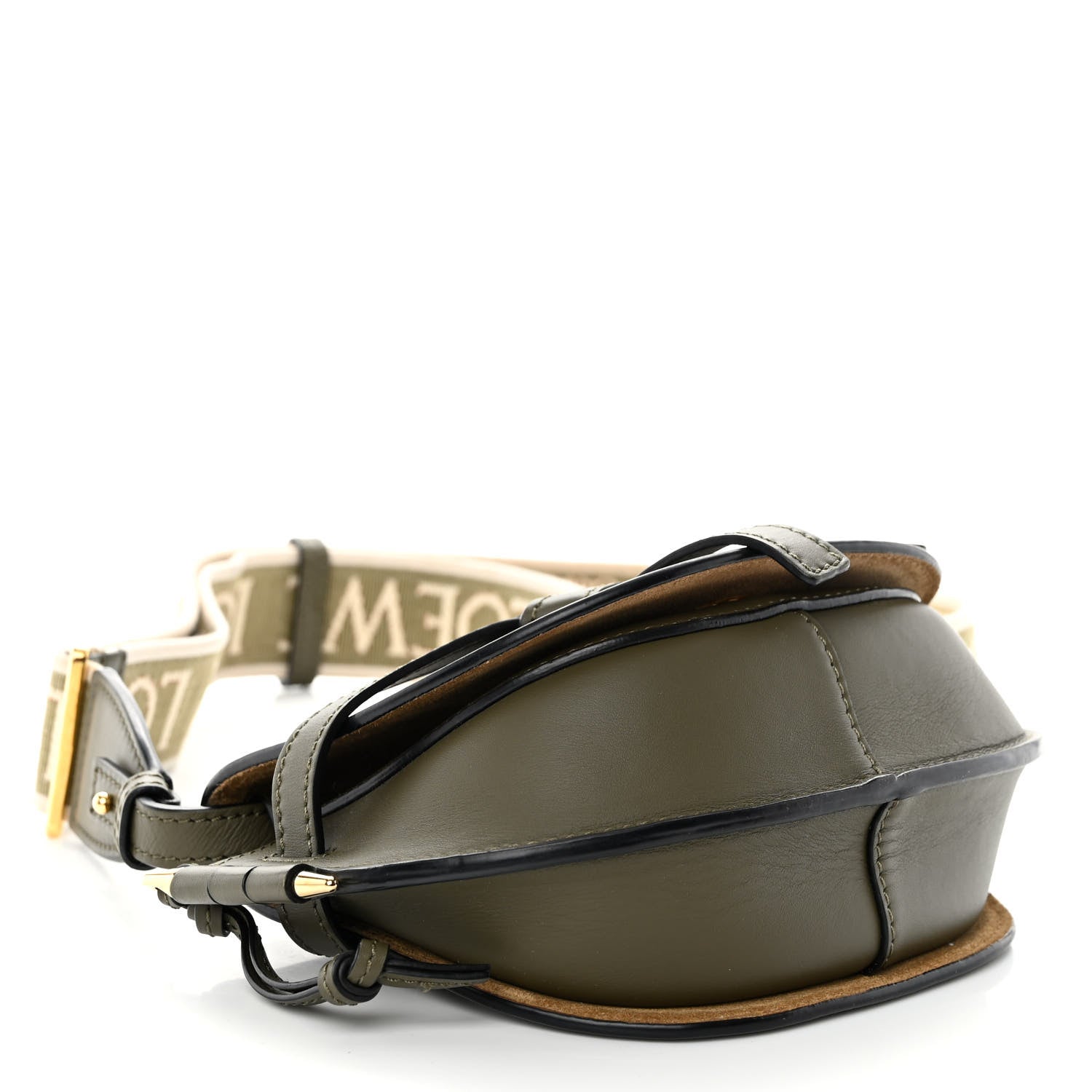 Loewe Calfskin Jacquard Mini Gate Dual Bag Autumn Green 4 of 9