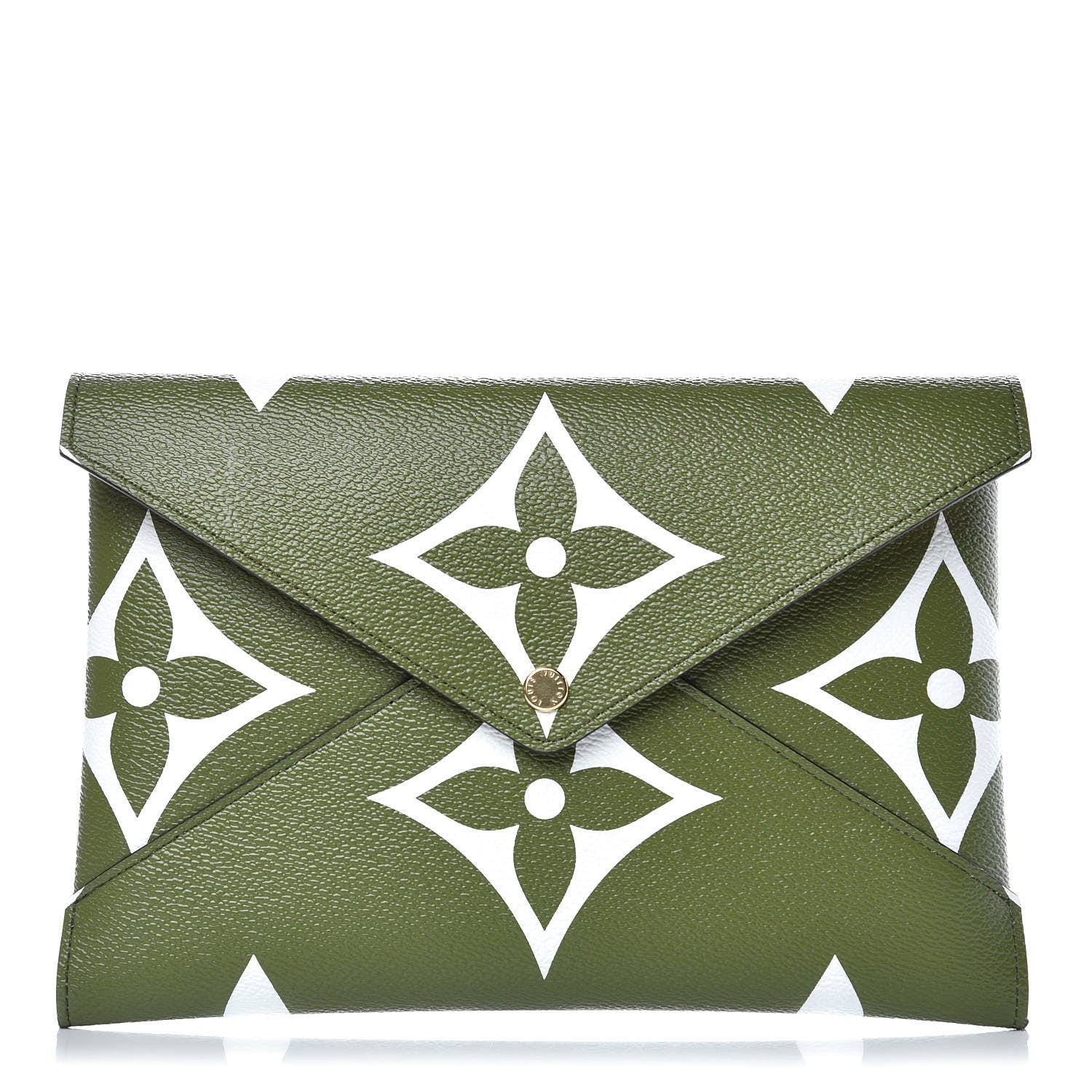 Louis Vuitton Monogram Giant Large Kirigami Pochette Kaki 1 of 8