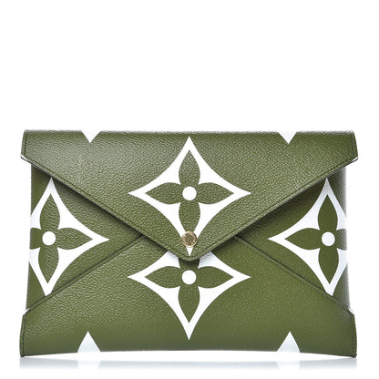 Louis Vuitton Monogram Giant Large Kirigami Pochette Kaki 1 of 8