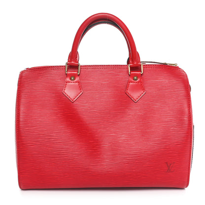 Louis Vuitton Epi Speedy 30 Castillan Red 1 of 10