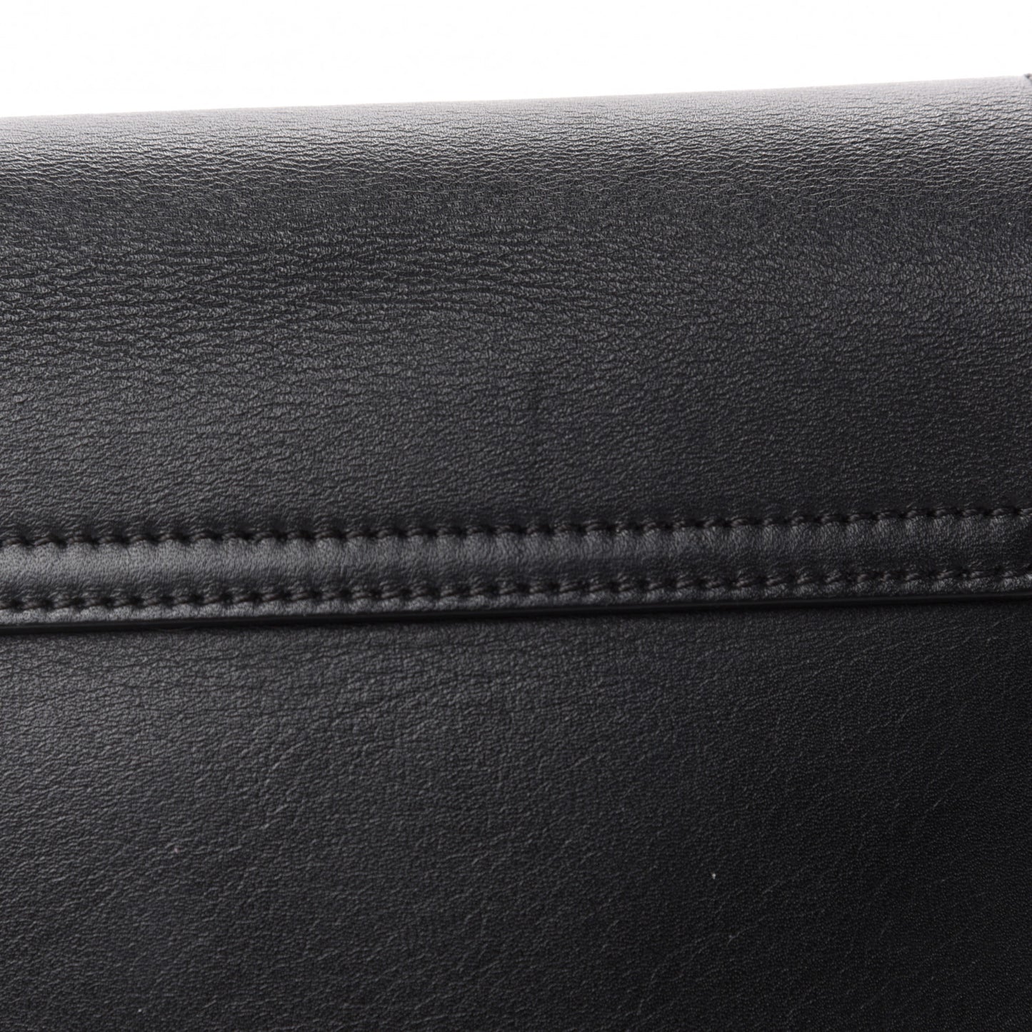 Calfskin Small Hudson Fringe Shoulder Bag Black