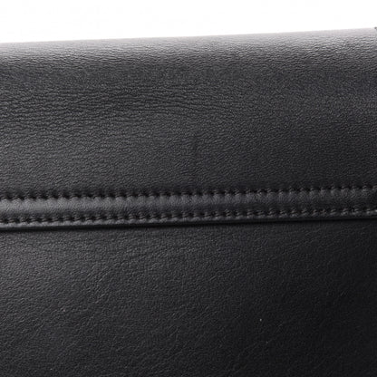 Chloe Calfskin Small Hudson Fringe Shoulder Bag Black 11 of 12