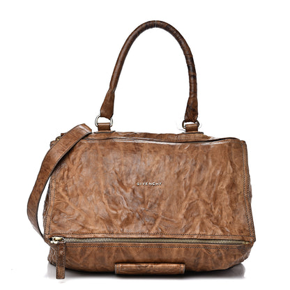 Givenchy Tumbled Sheepskin Large Pandora Charcoal 1 of 14