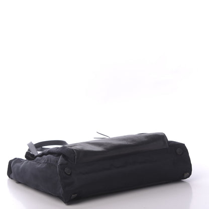 Prada Tessuto Nylon Soft Calfskin Tote Baltico 4 of 10