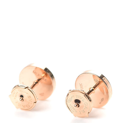 Bulgari 18K Yellow Gold Malachite BVLGARI BVLGARI Stud Earrings 3 of 5