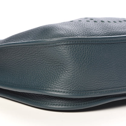 Hermes Taurillon Clemence Evelyne III PM Vert Cypress 9 of 11