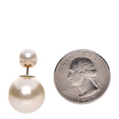 Christian Dior Pearl Mise En Dior Tribal Earrings 2 of 4