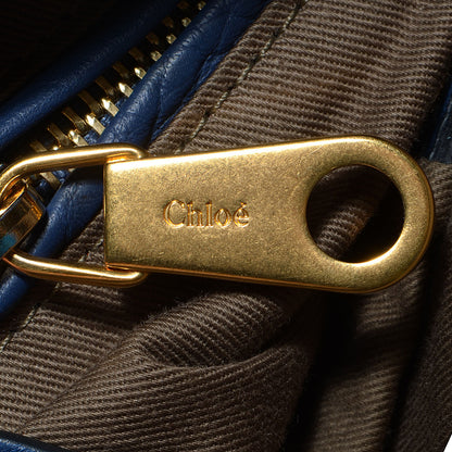 Chloe Calfskin Medium Marcie Satchel Scuba Blue 11 of 11