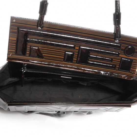 Fendi Patent To You Convertible Clutch Brown 5 of 8