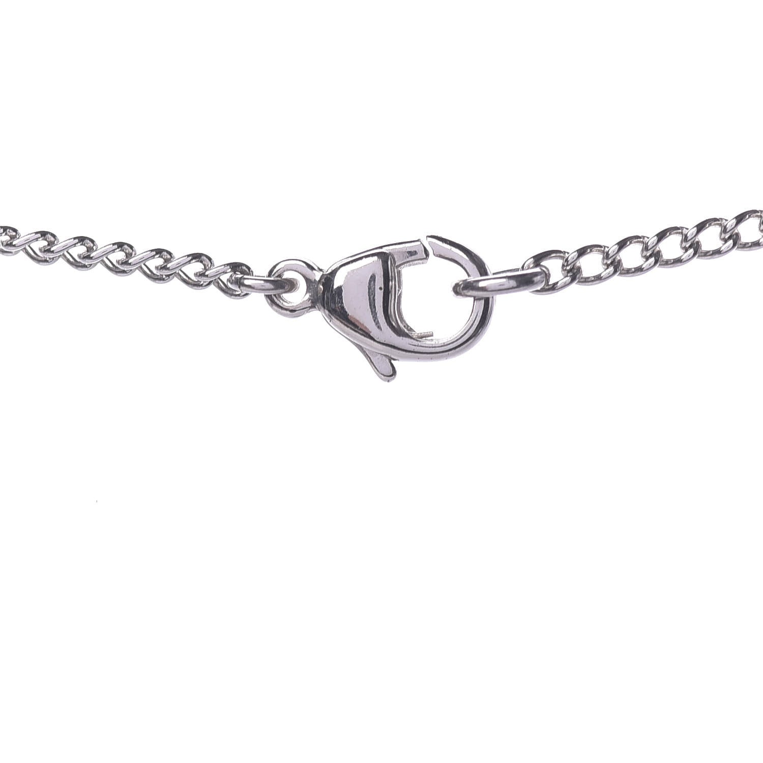 Chanel CC Necklace Silver 5 of 6