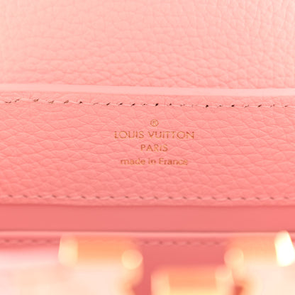 Louis Vuitton Taurillon Karung Patchwork Mini Capucines Pink 6 of 9