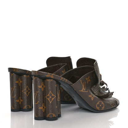 Louis Vuitton Patent Monogram Indiana Mule 40 Cacao Brown 4 of 9