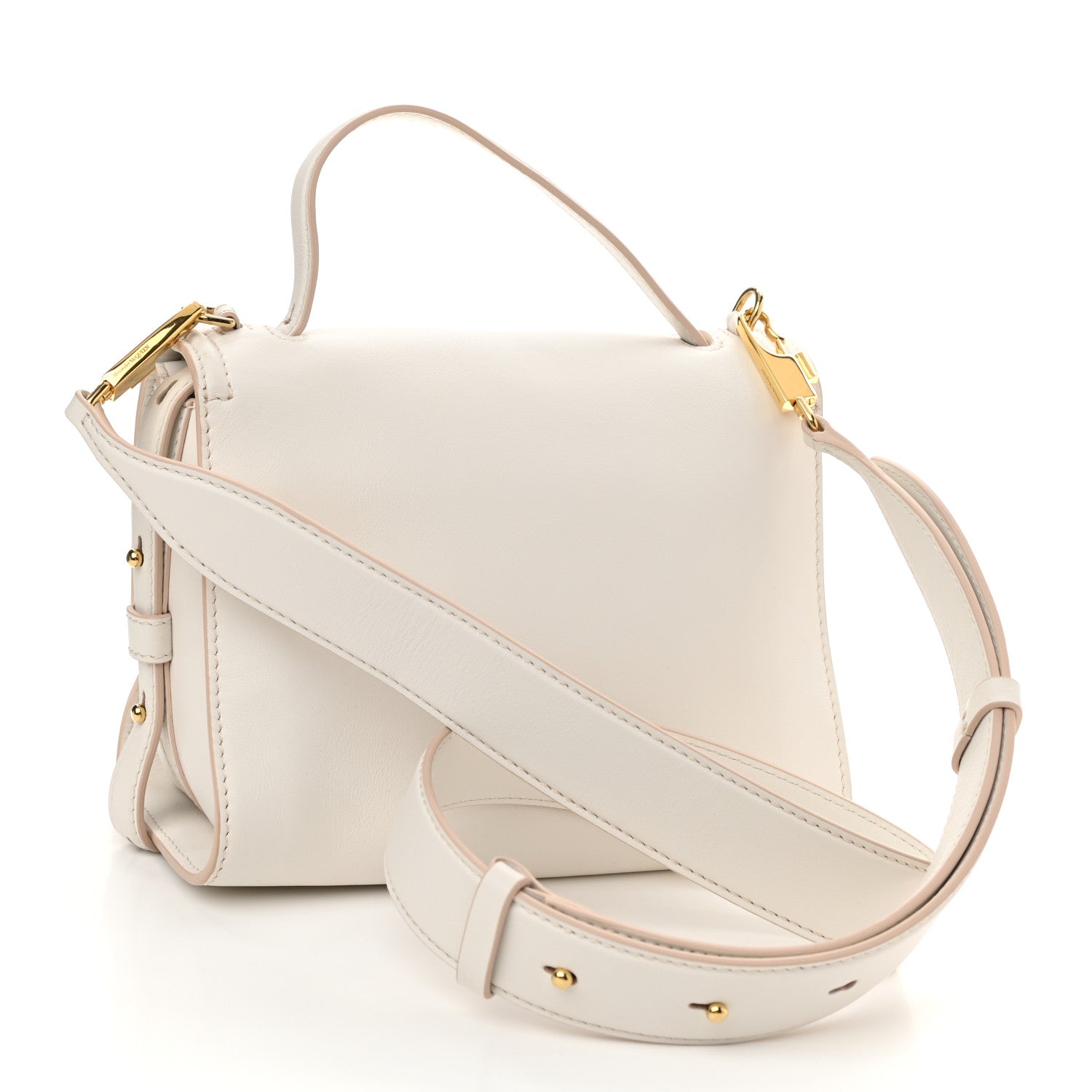 Alexander McQueen Calfskin The Small Story Bag Deep Ivory 3 of 11