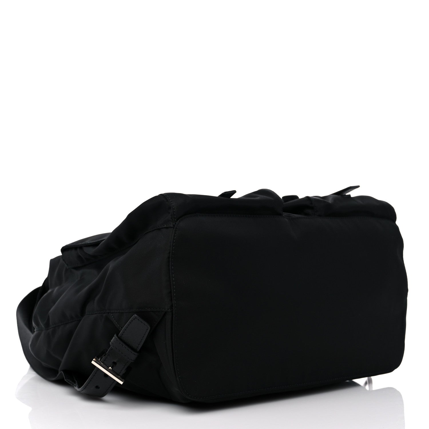 Prada Tessuto Nylon Saffiano Medium Backpack Black 5 of 10