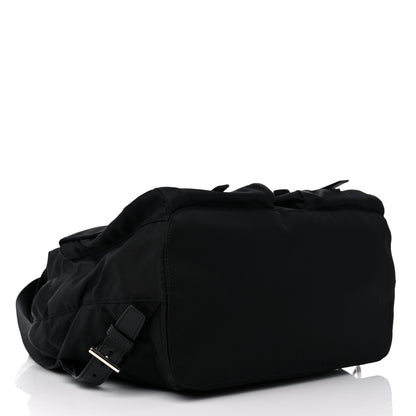 Prada Tessuto Nylon Saffiano Medium Backpack Black 5 of 10