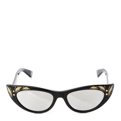 Gucci Acetate Cat Eye GG0089S Sunglasses Black 2 of 8