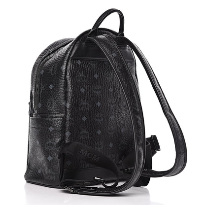 MCM Visetos Small Stark Backpack Black 3 of 11