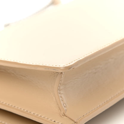 Saint Laurent Calfskin Monogram Sunset Chain Wallet Nude Powder 11 of 13