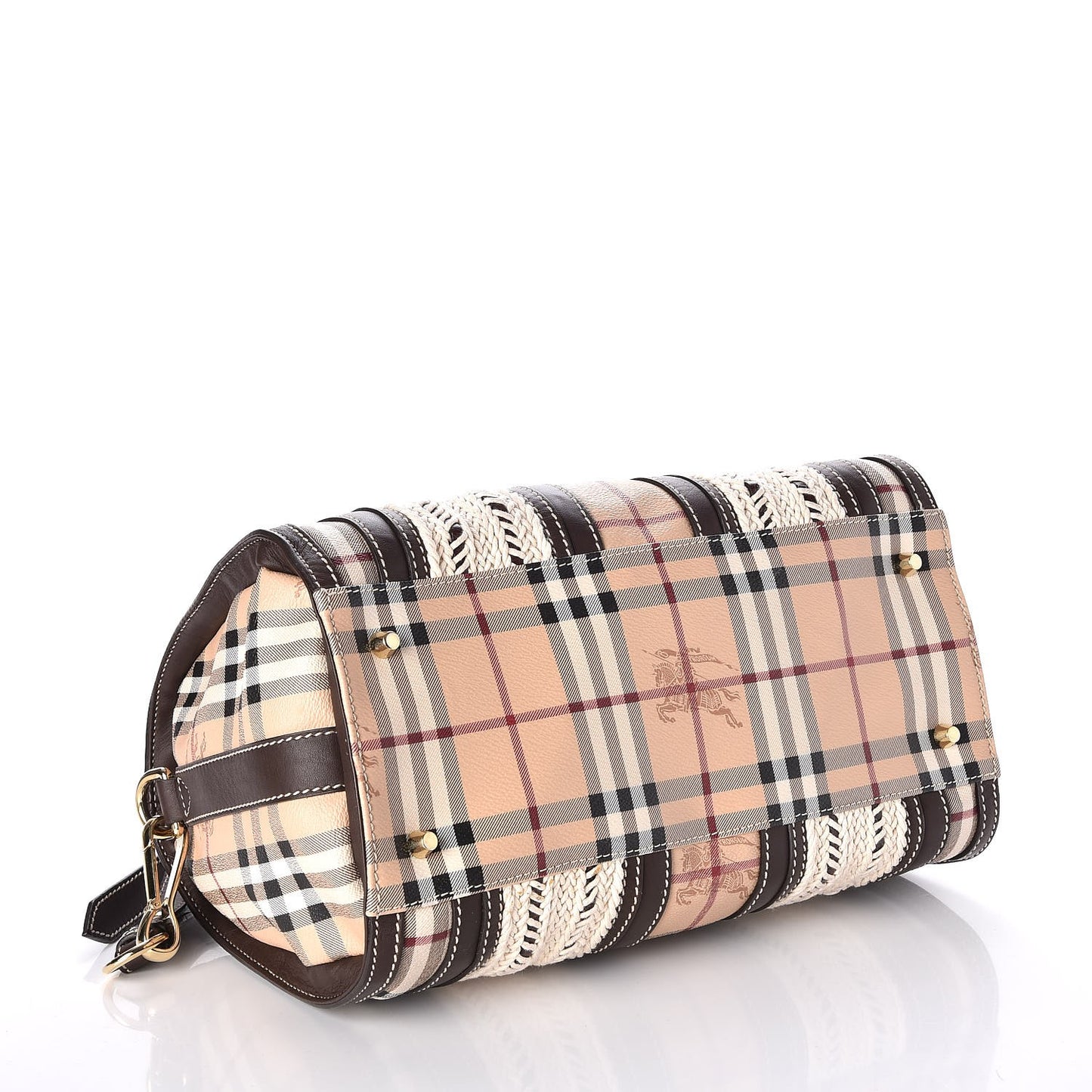 Haymarket Check Rope Medium Alchester Bowling Bag Chocolate