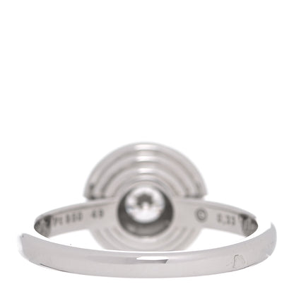 Cartier Platinum Diamond .33ct D'Amour Solitaire Engagement Ring 49 4.75 4 of 8