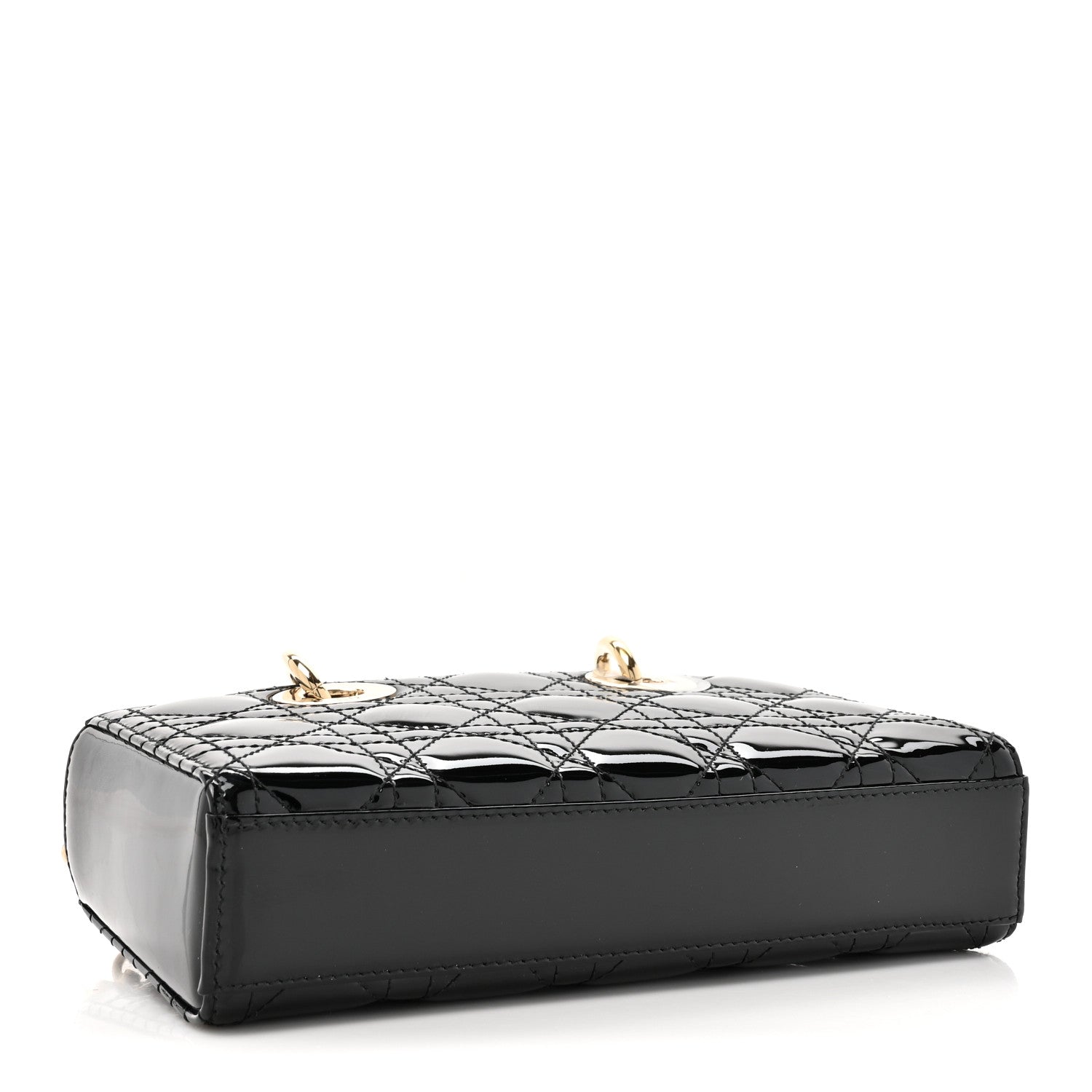 Christian Dior Patent Cannage Small Lady D-Joy Black 4 of 10